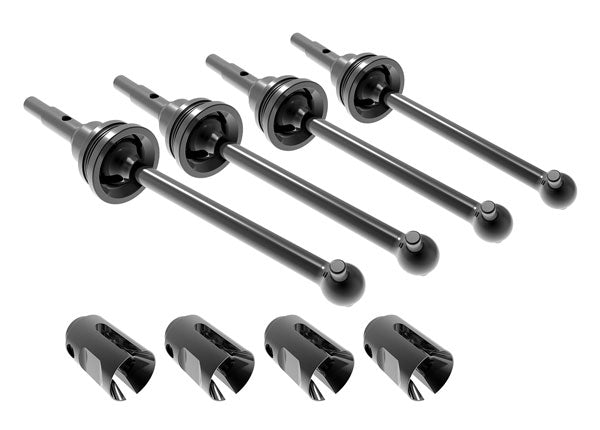 Steel Complete CV Driveshafts for Mini Maxx (4) (TRA10750X)