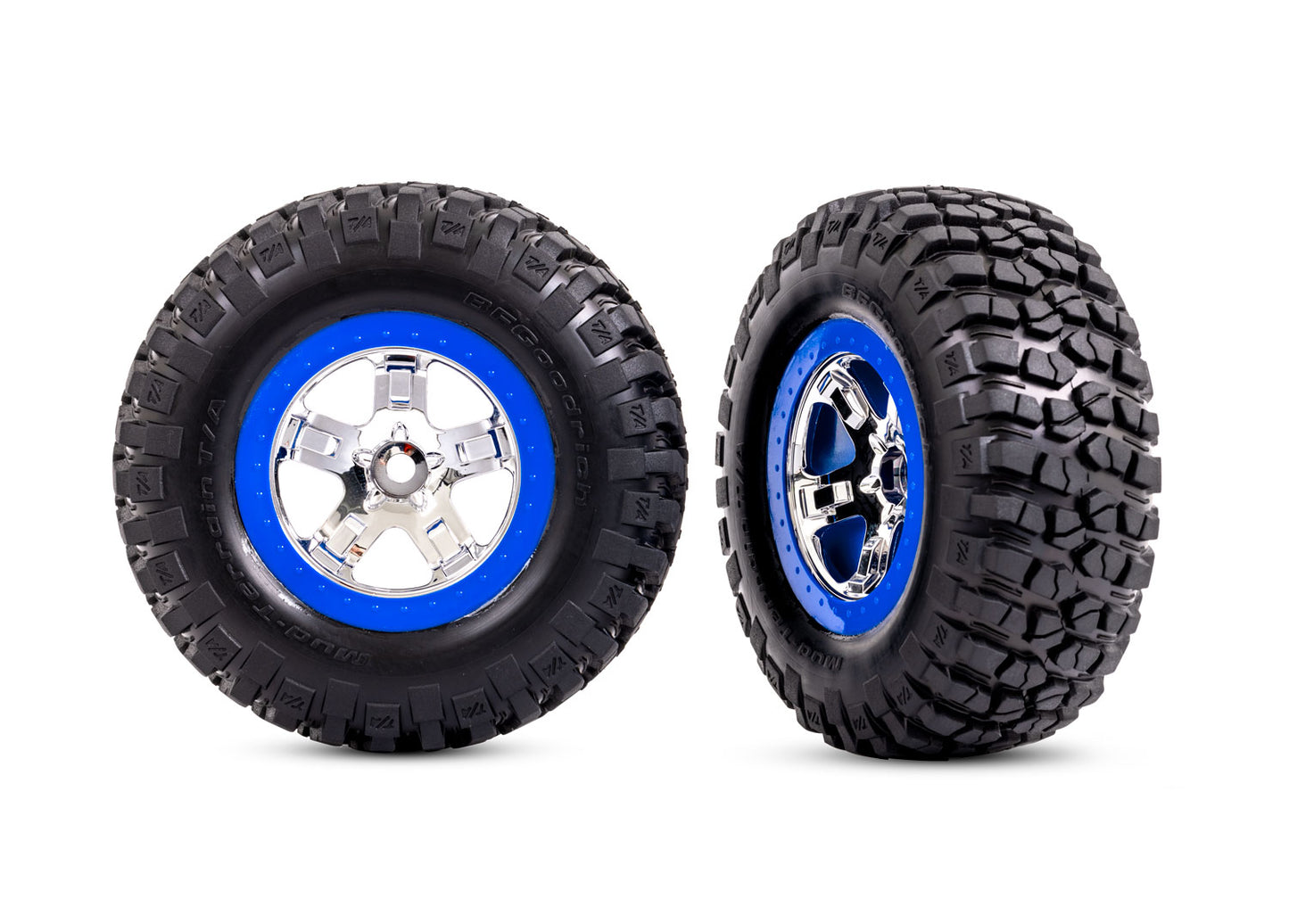 T&W SCT CHRM BLU BDLK 2WD FRNT (TRA5869A)