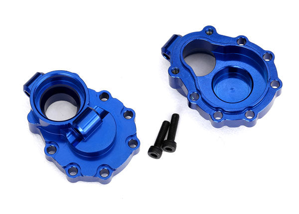 Aluminum Inner Rear Portal Drive Housing Blue for TRX-4 (2) (TRA8253X)