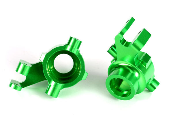 Aluminum Steering Blocks Green for Maxx (2) (TRA8937G)
