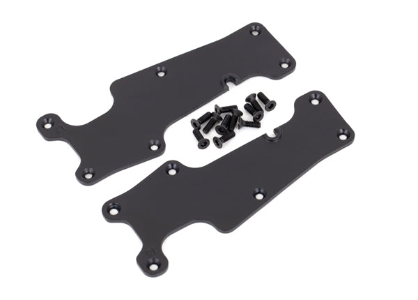 Front Suspension Arm Covers Black for Sledge (2) (TRA9633)