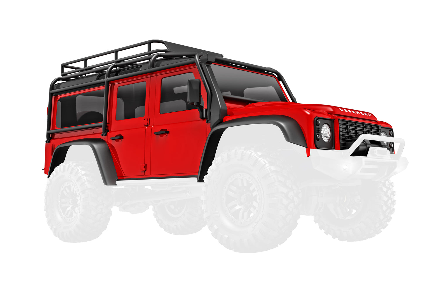Body, DEFENDER, complete (TRA9712RED)