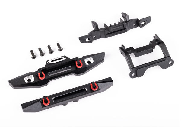 BUMPER FRONT (1) REAR (1) ALUM B (TRA9734X)