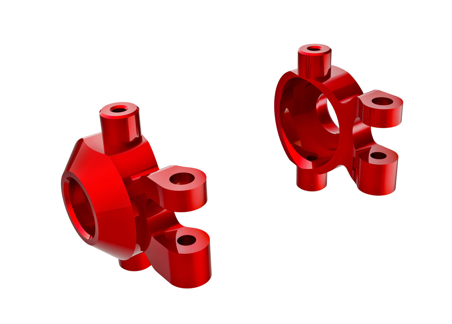 STEERING BLOCKS L&R RED (TRA9737RED)