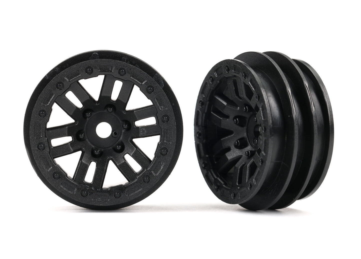 Land Rover Defender 1.0" Black Wheels for TRX-4M (2) (TRA9768)