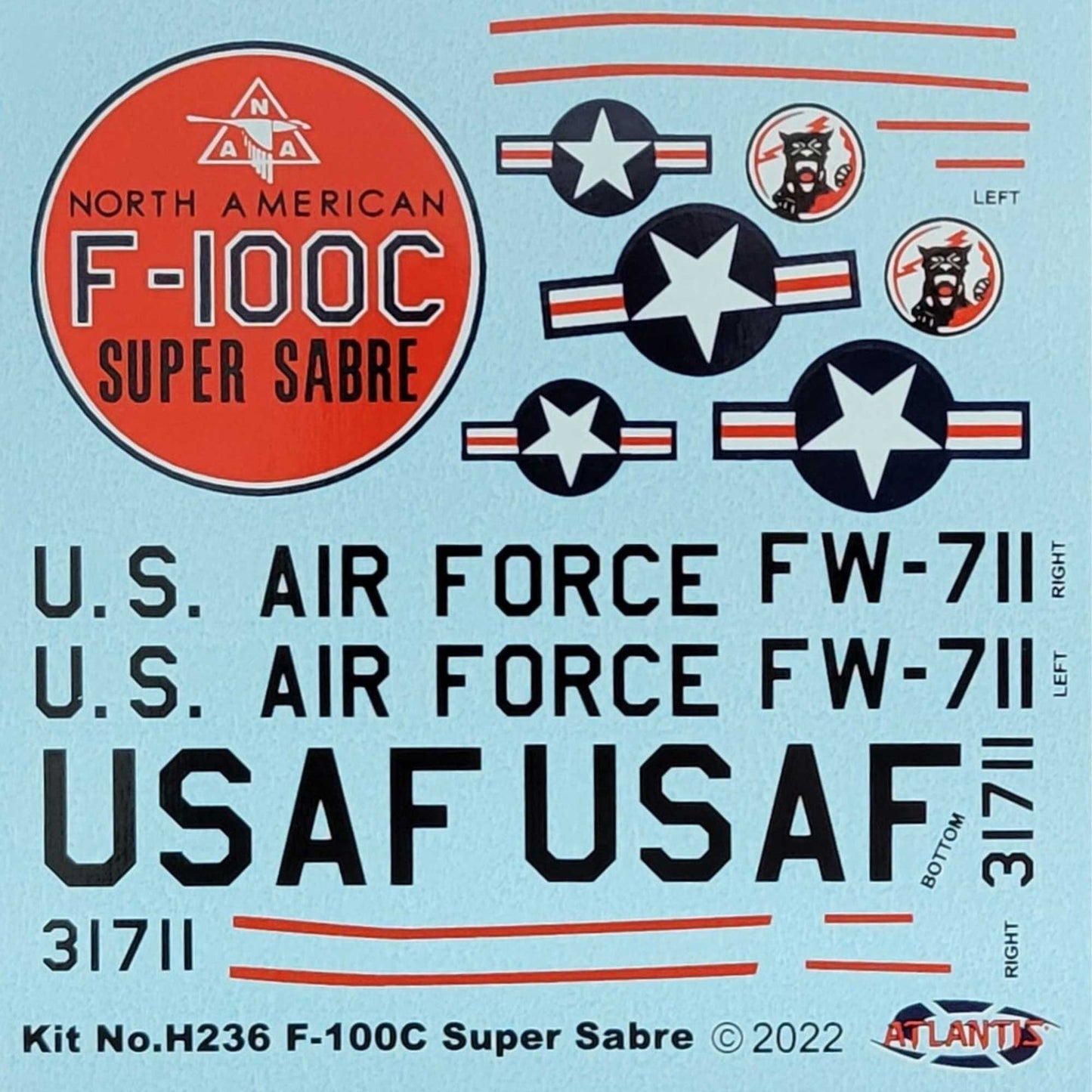 1/70 F-100C Super Sabre (AANH236)