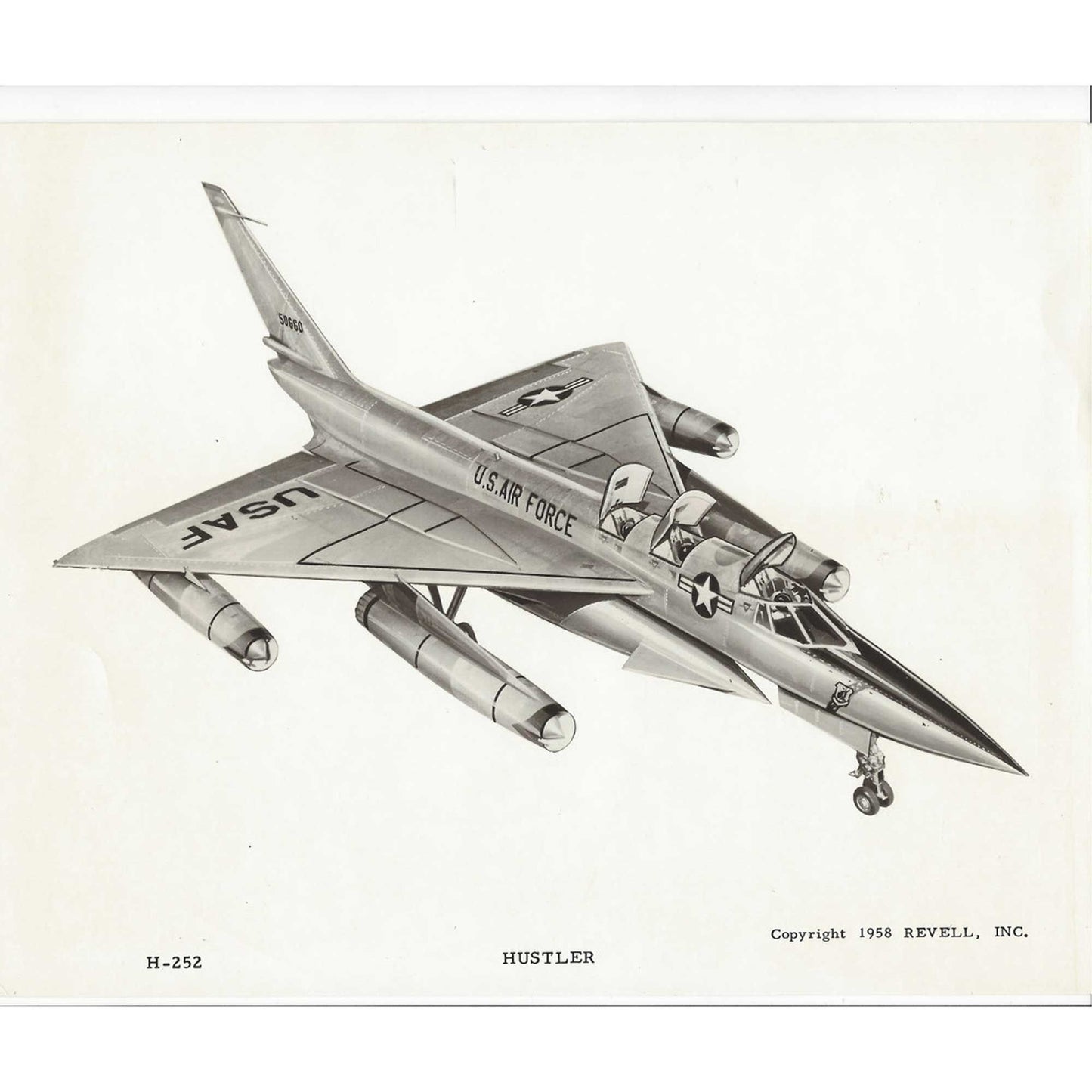 1/93 Convair B-58 Hustler Jet (AANH252)