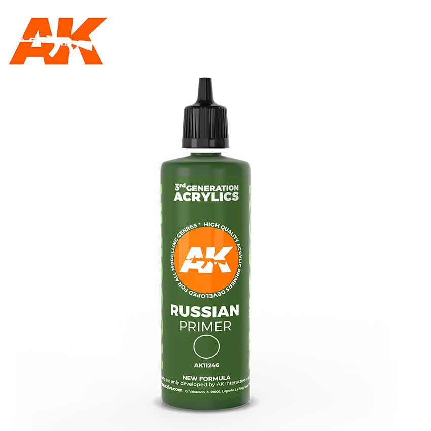 3G Russian Primer 100ml Bottle (AKI-11246)