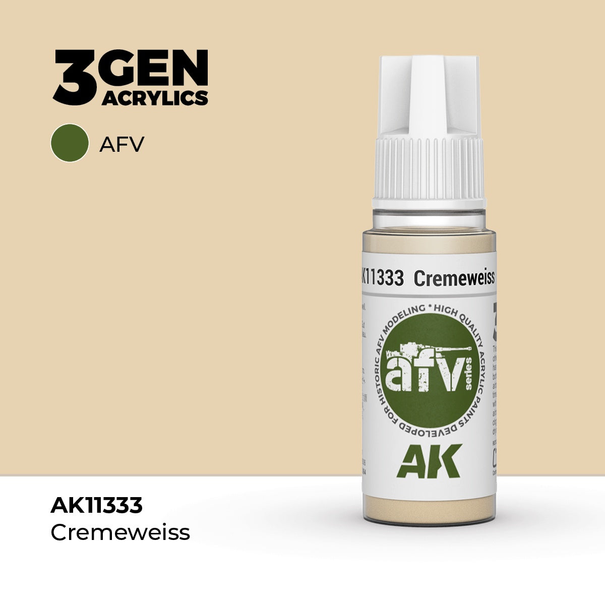 3G Cremeweiss 17ml Bottle Acrylic Paint (AKI-11333)