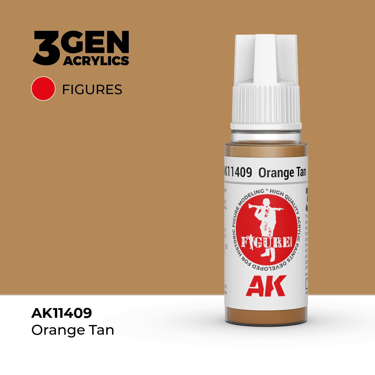 3G Orange Tan 17ml Bottle Acrylic Paint (AKI-11409)
