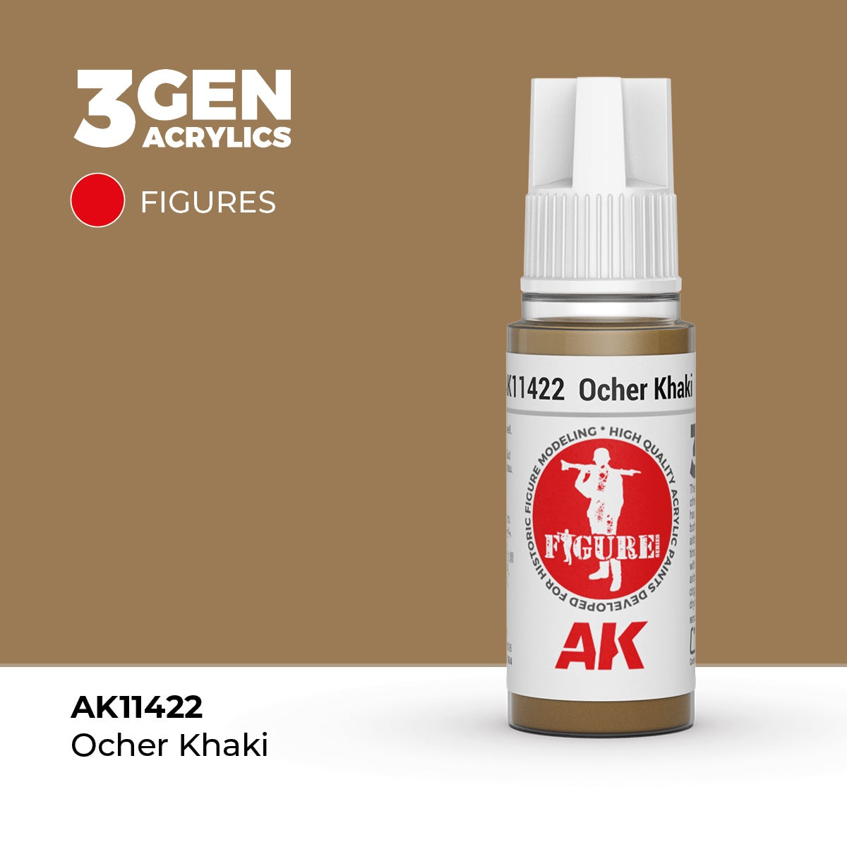 3G Ocher Khaki 17ml Bottle Acrylic Paint (AKI-11422)