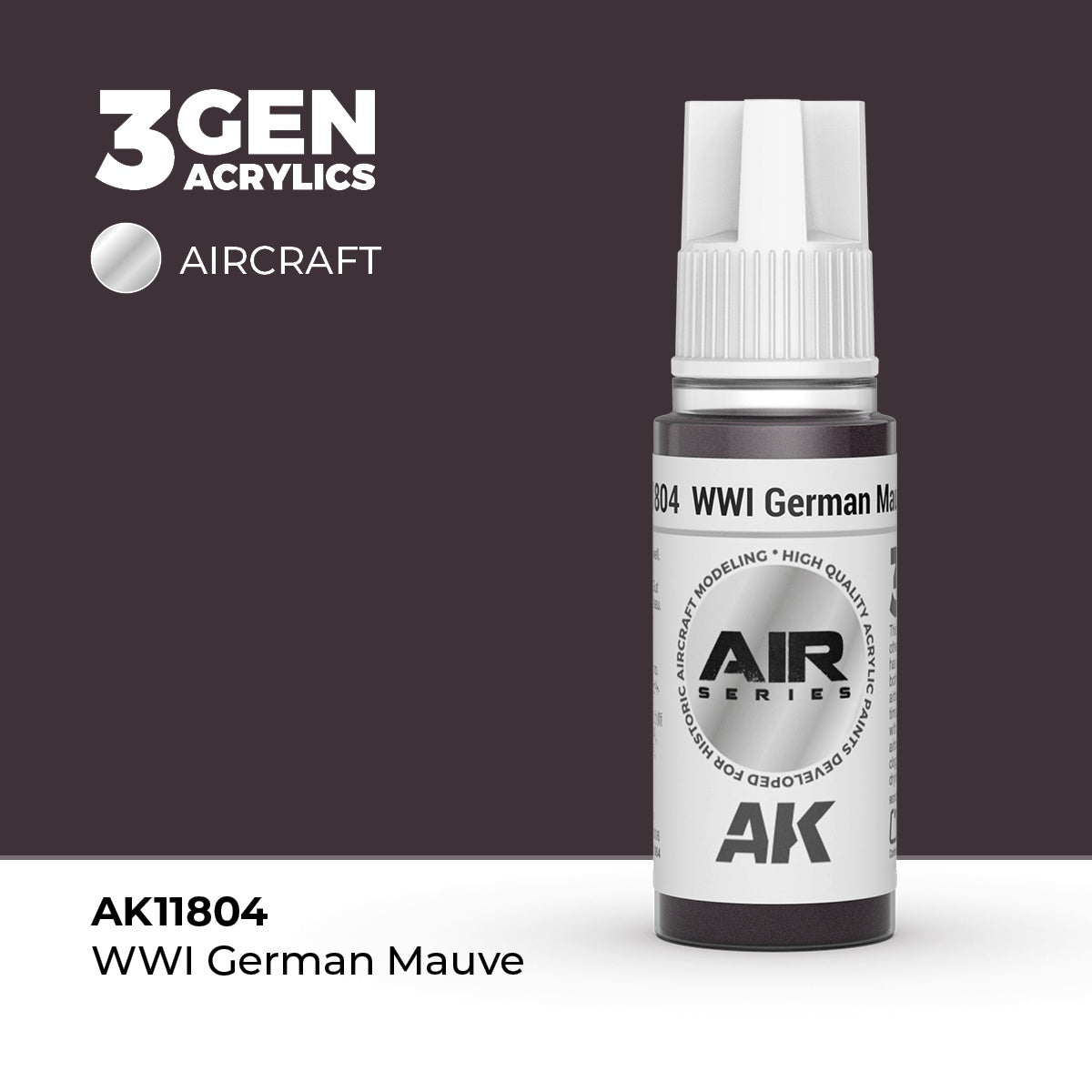3G AIR WWI German Mauve 17ml Bottle Acrylic Paint (AKI-11804)