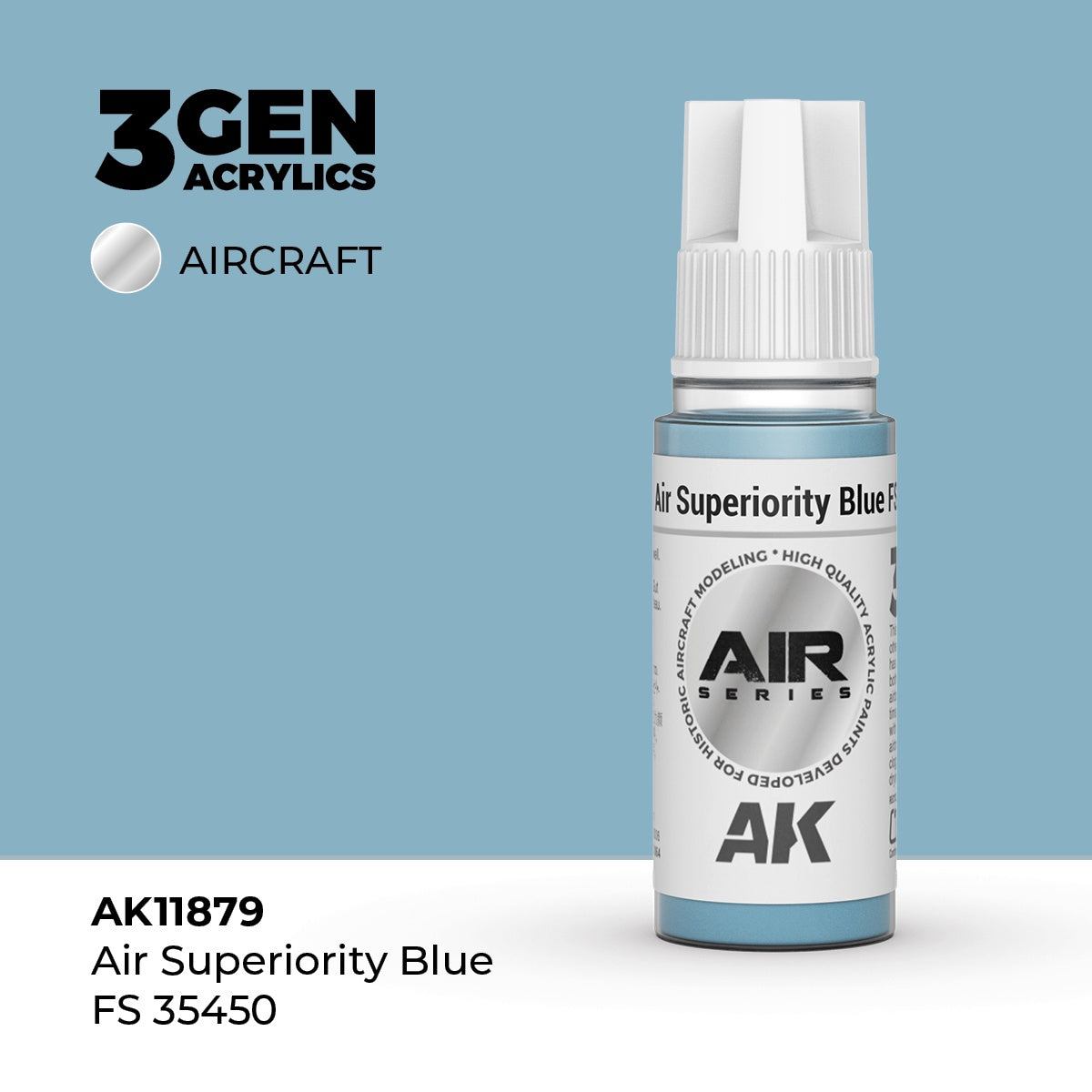 3G AIR Air Superiority Blue FS 35450 17ml Bottle Acrylic Paint (AKI-11879)