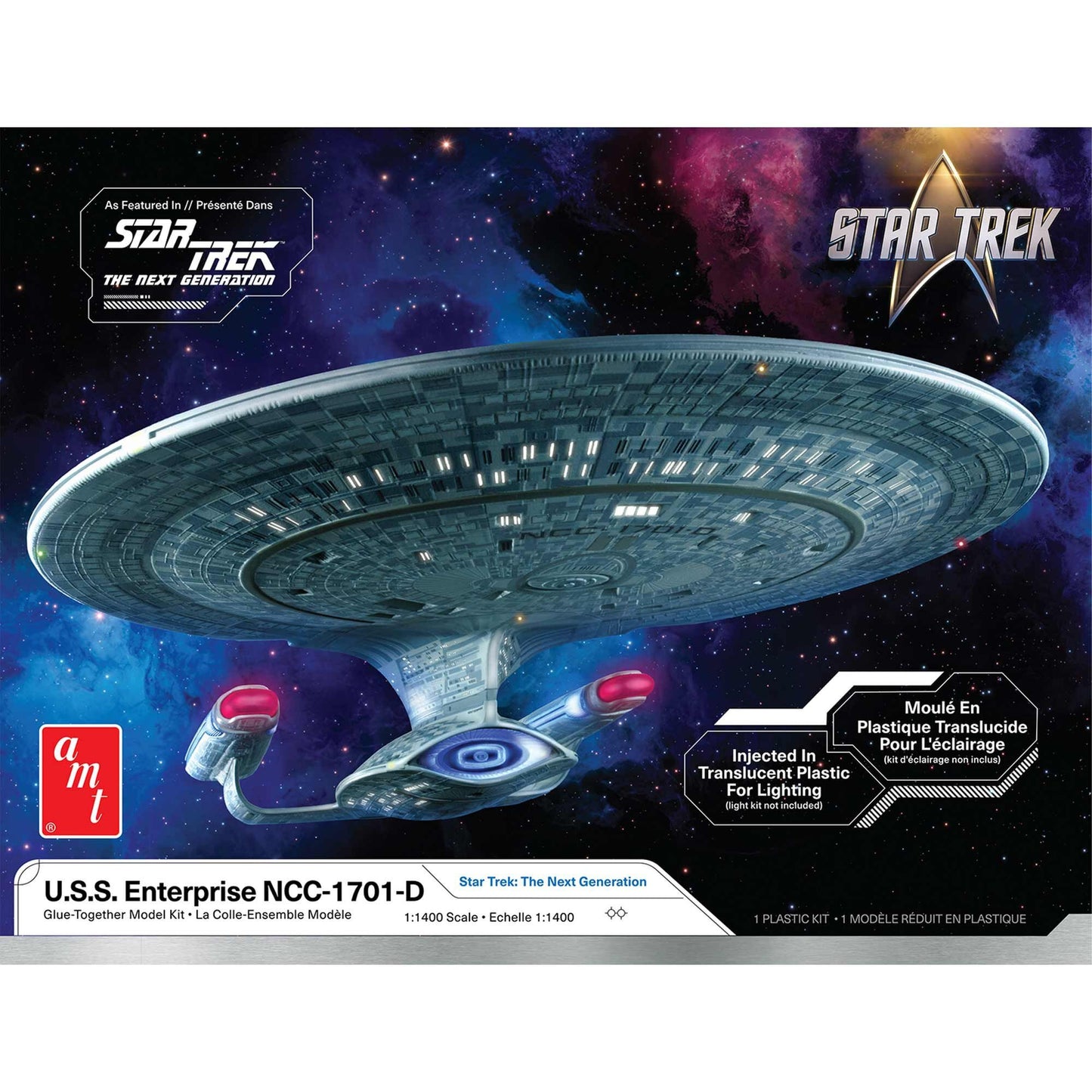 1/1400 STAR TREK ENTERPRISE NCC1701D (AMT1429M)