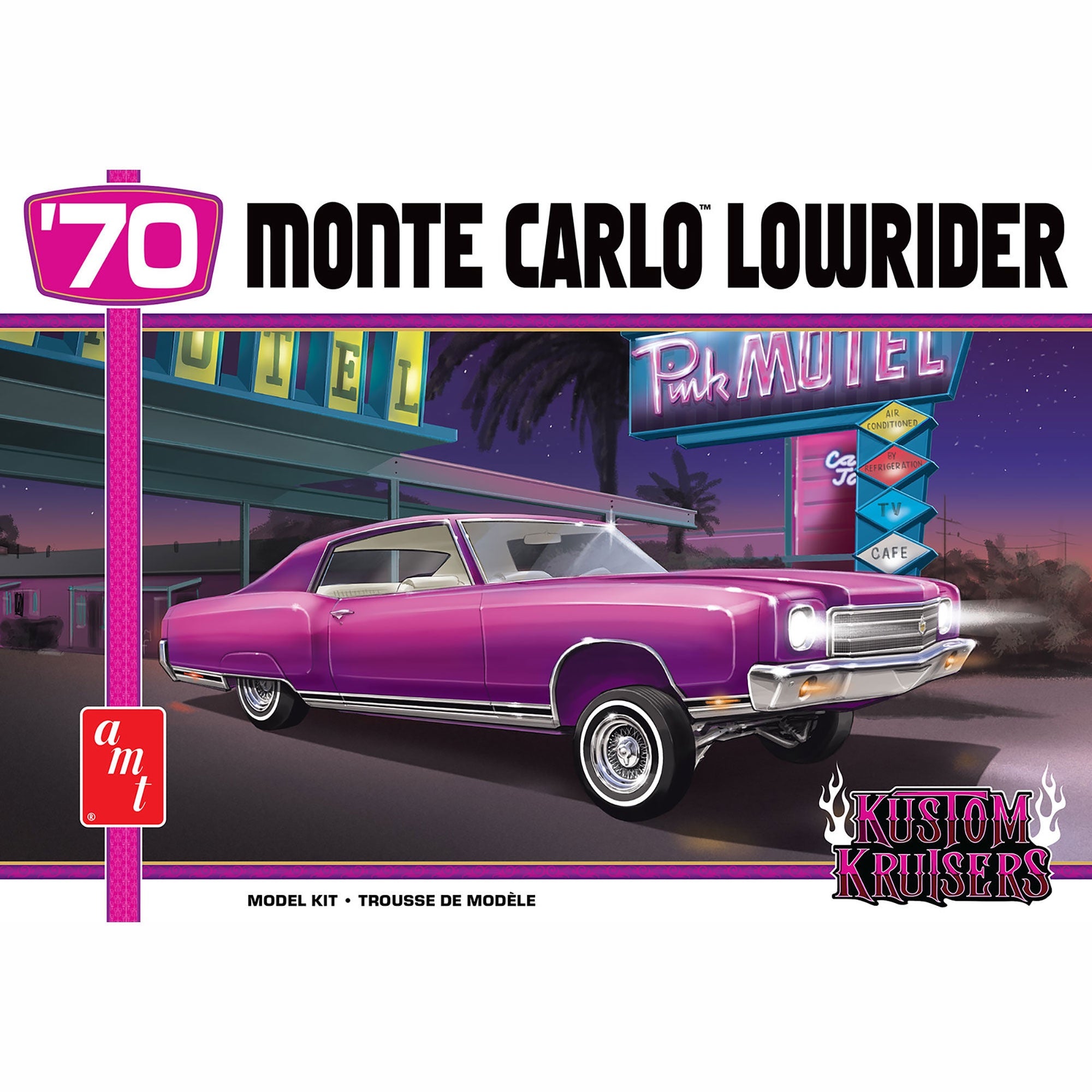 1/25 1970 Chevy Monte Carlo Lowrider Plastic Model Kit (AMT1458M