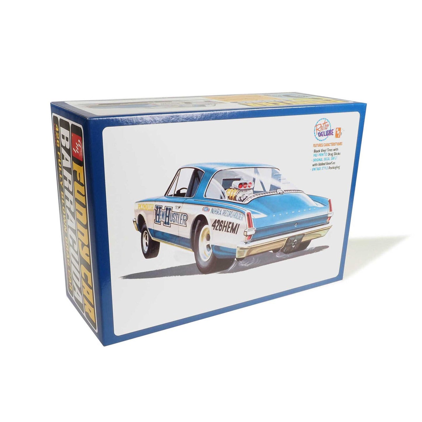 1/25 1966 Plymouth Barracuda Funny Car "Hemi Hustler" Plastic Model Kit (AMT1464)