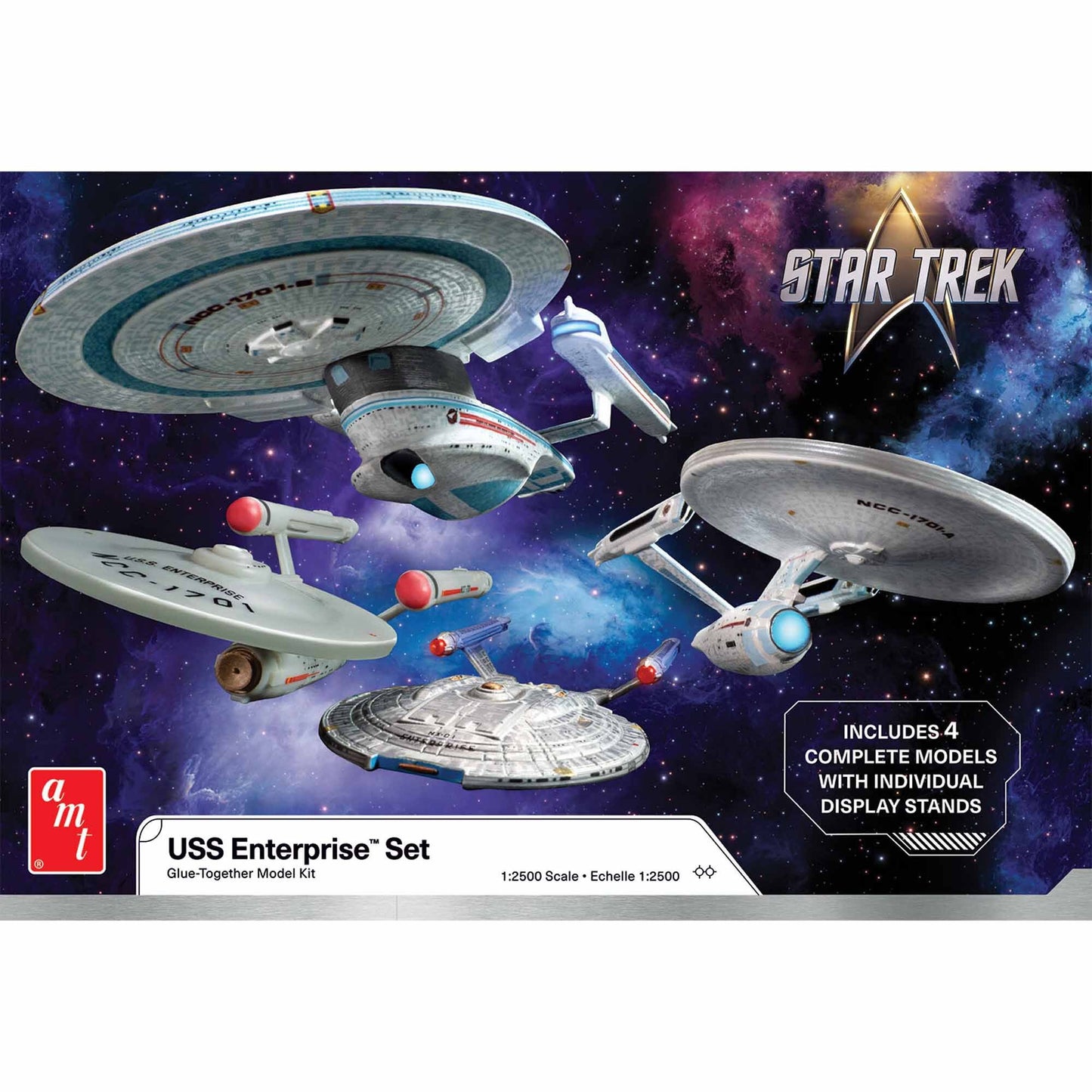 1/2500 Star Trek U.S.S. Enterprise Four Ship Set