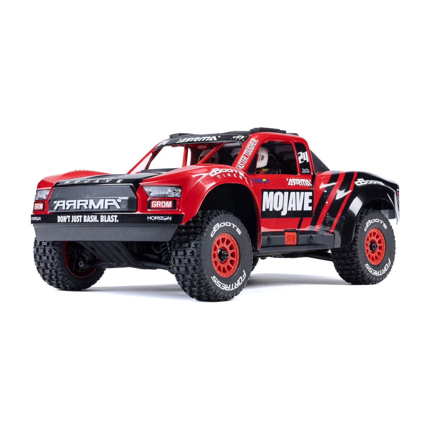 1/16 Mojave Grom Ready to Run with Battery and Charger (Red) (ARA2104T1)