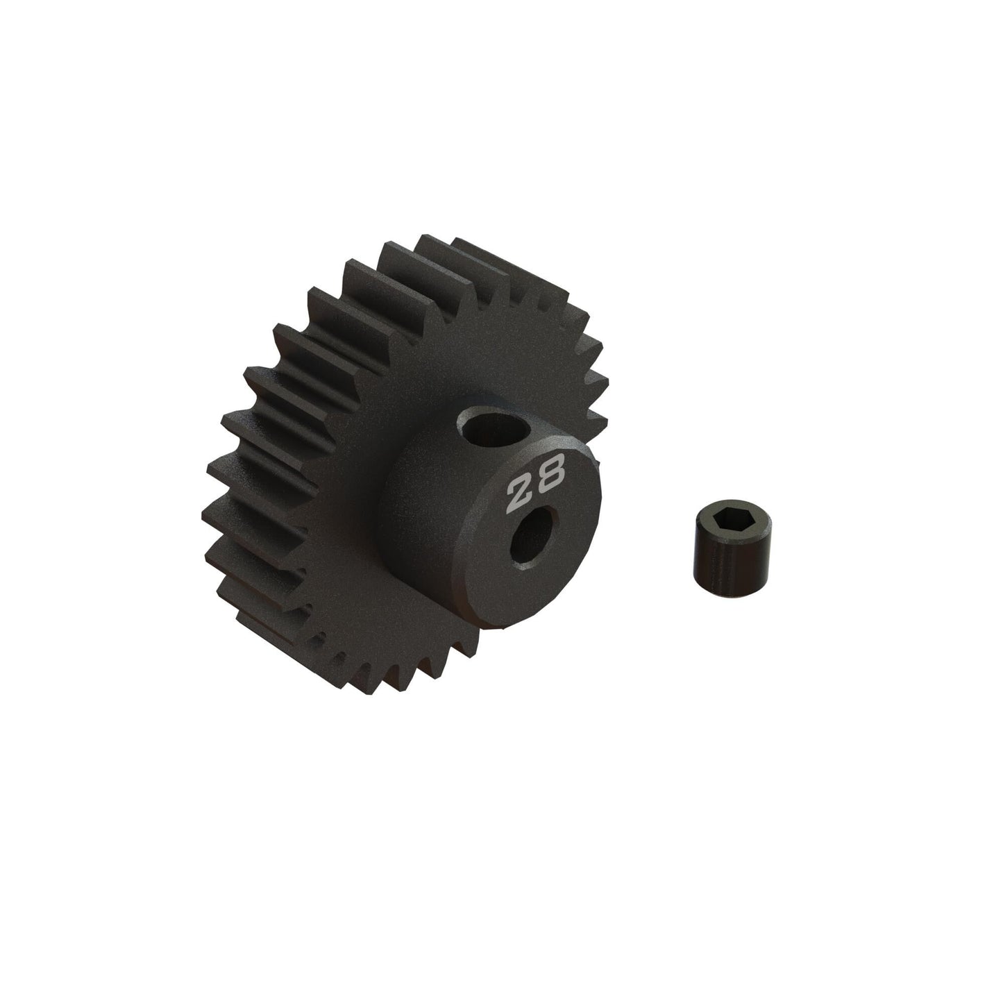 28T 0.8Mod 1/8 Bore CNC Steel Pinion Gear (ARA311090)_1