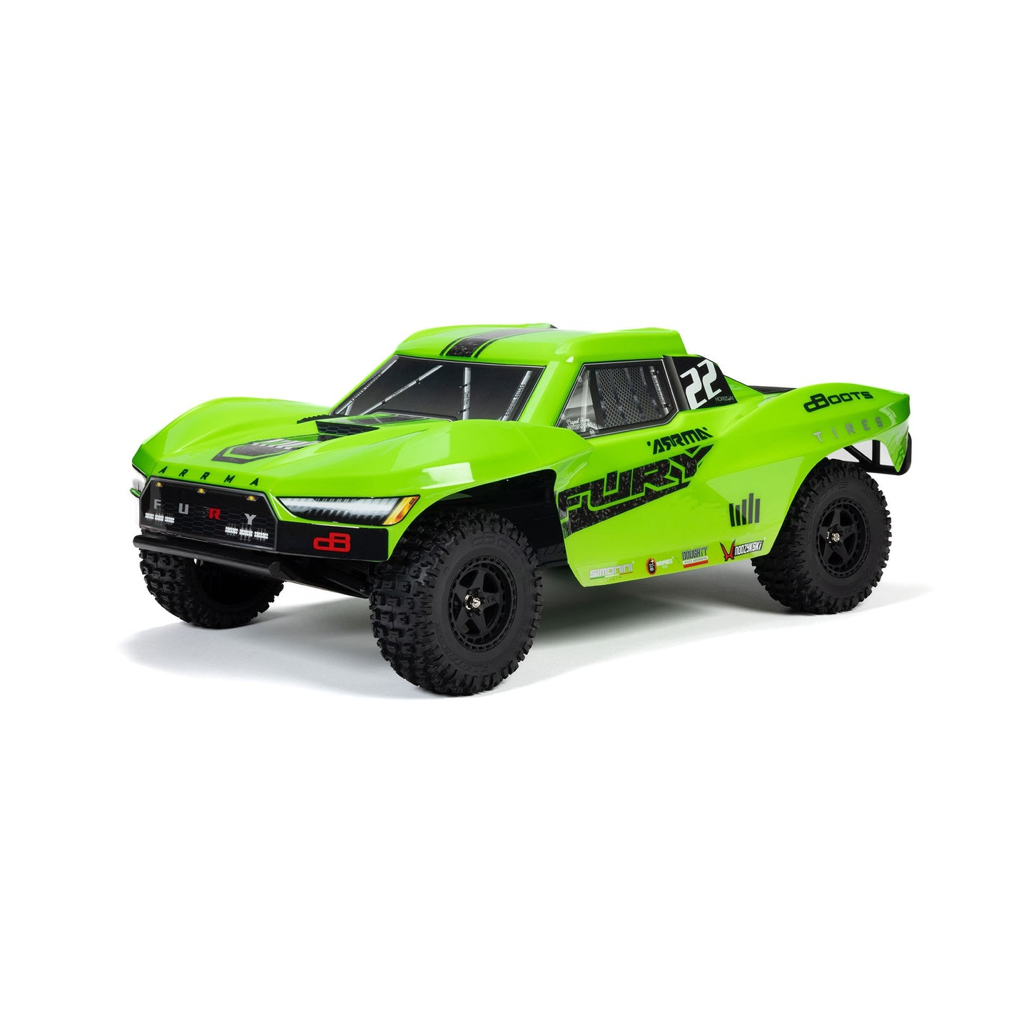 1/10 Fury 2WD Ready to Run (Green) (ARA3221T1)