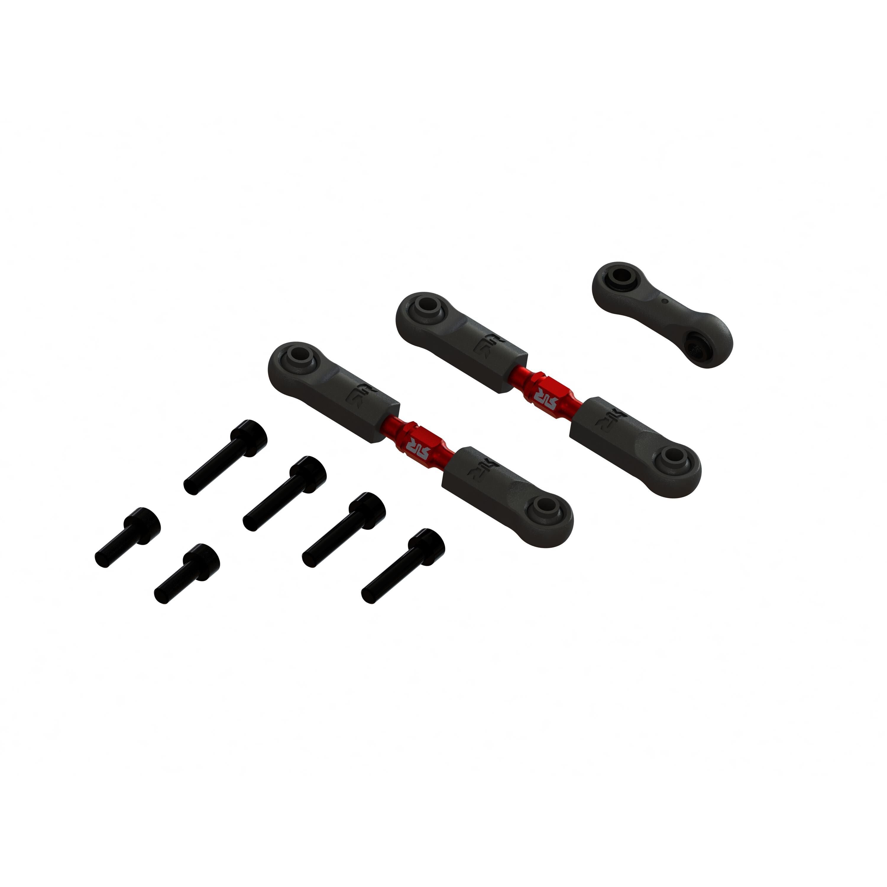 Aluminum Adjustable Steering Links Red for Grom (ARA340208