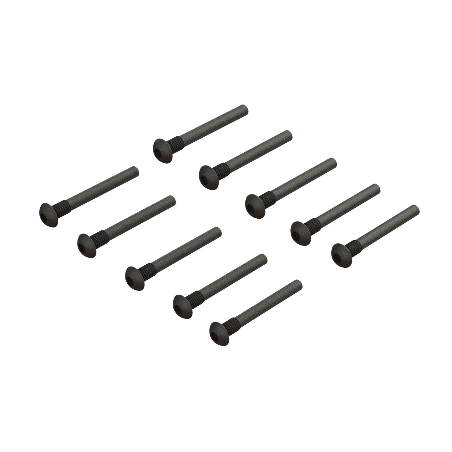 Buttonhead Screw Pins 3x24mm for NASCAR/Grom (10) (ARA702013)