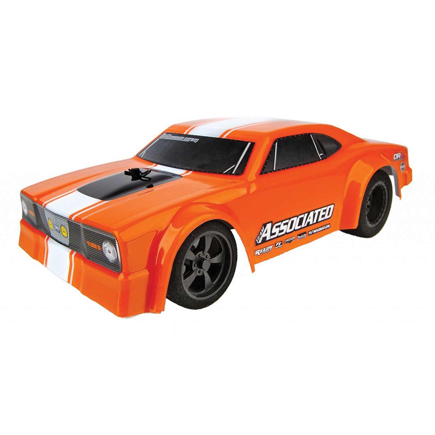 1/28 DR28 Drag Race Car Ready to Run with Battery and Charger (Orange) (ASC20160)