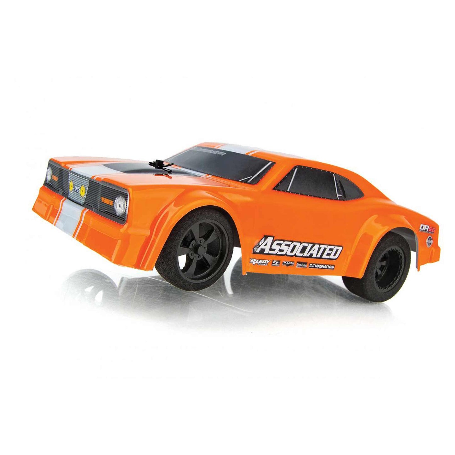 1/28 DR28 Drag Race Car Ready to Run with Battery and Charger (Orange) (ASC20160)