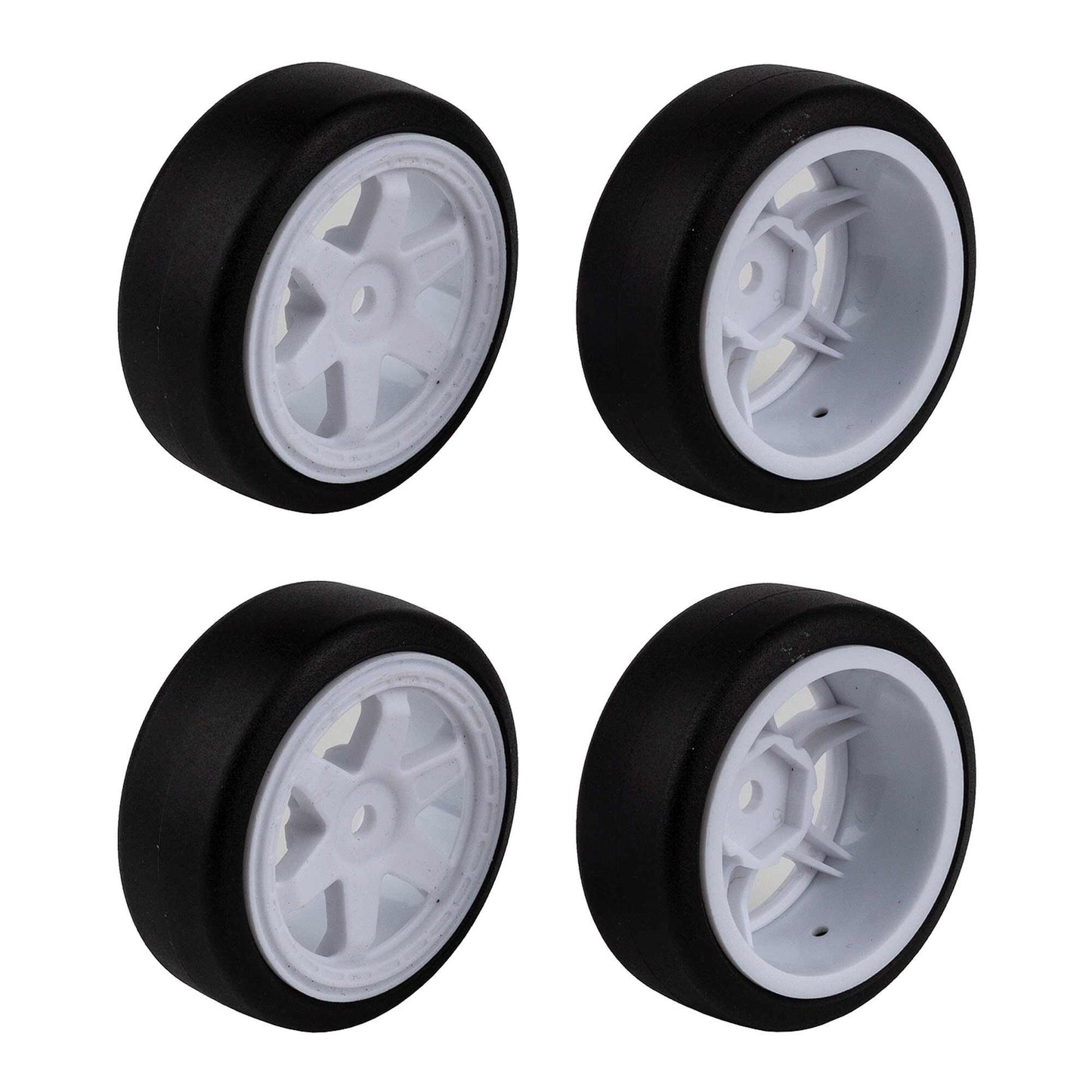 Reflex 14R Hoonitruck Drift Wheels and Tires (ASC21592)