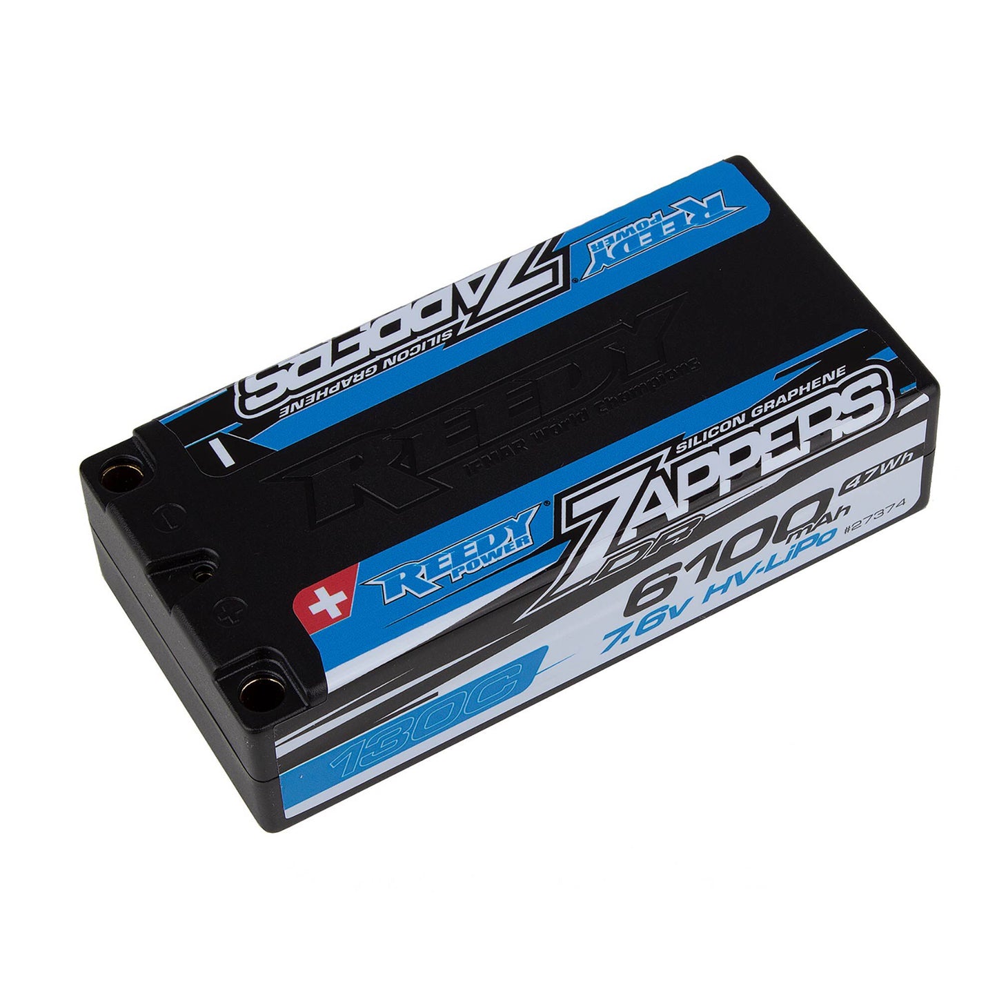 7.6V 6100mAh 2S 130C Zappers DR Shorty LiVH Battery (ASC27374)
