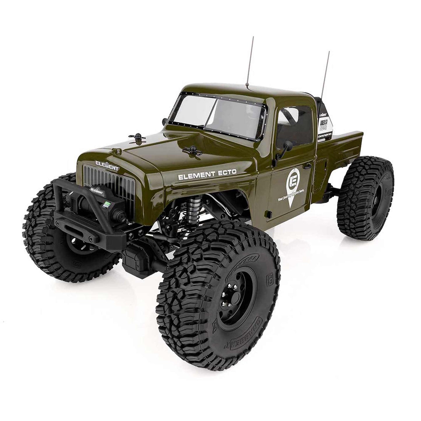 1/10 Enduro Ecto Ready to Run with Battery and Charger (Green) (ASC40117C)
