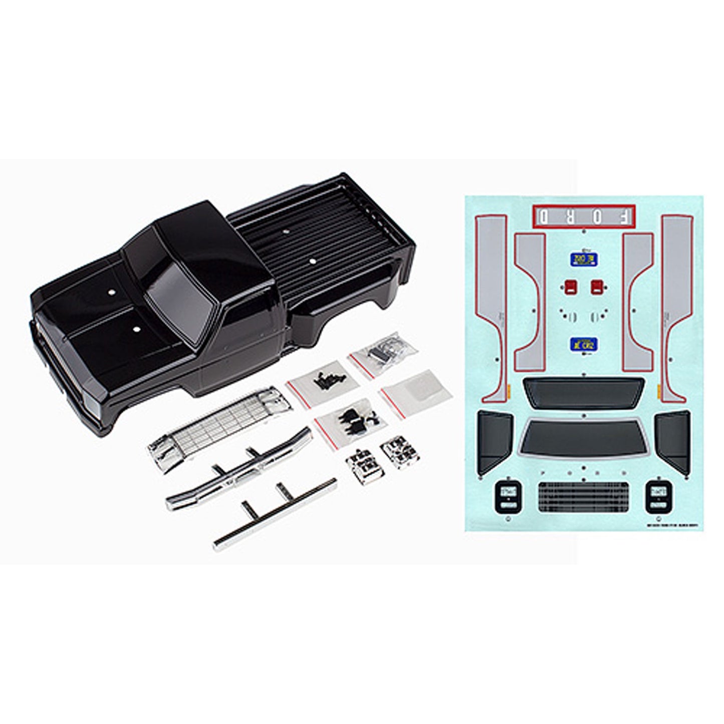 1/12 Ford F-150 Body Black for CR12 (ASC41060)