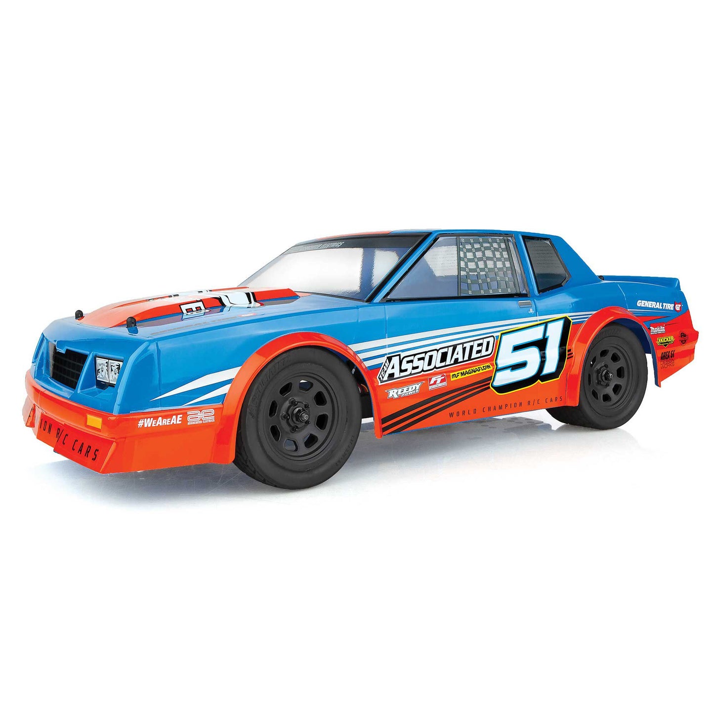 1/10 SR10M 2WD Dirt Oval Car Ready to Run with Battery and Charger (Blue) (ASC70033C)