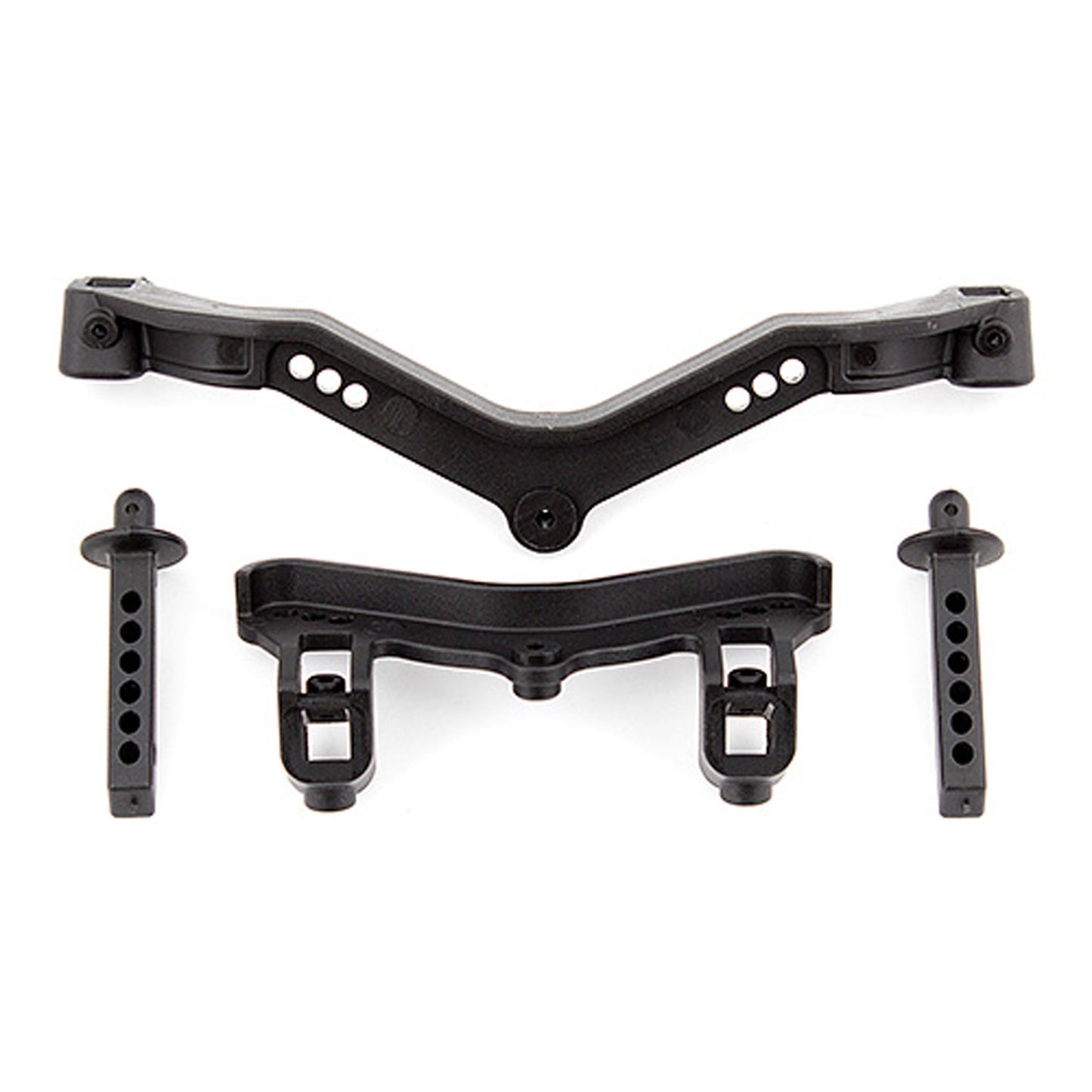 Front Body Mounts and Posts for ProSC10 Trophy DB10 (ASC71035)