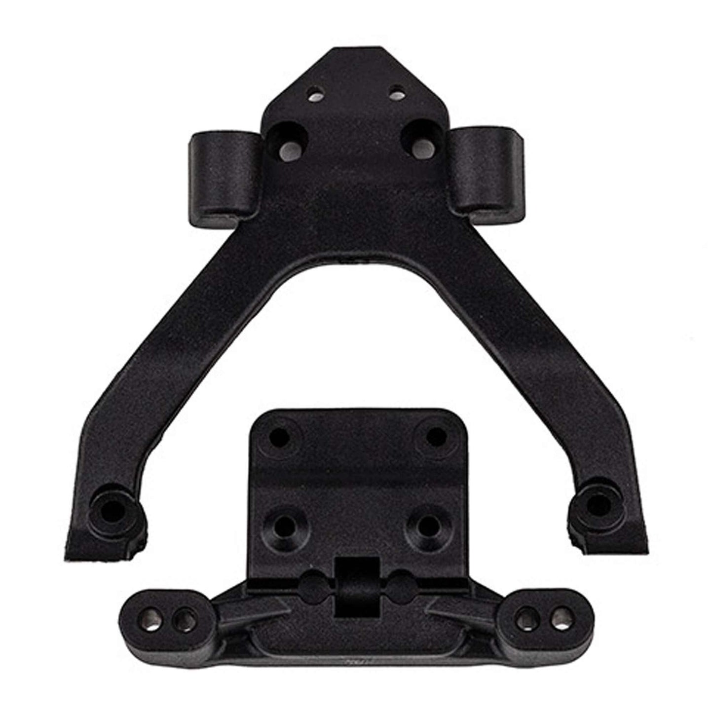 Front Top Plate and Ballstud Mount for Associated RC10B6.4 (ASC71182)