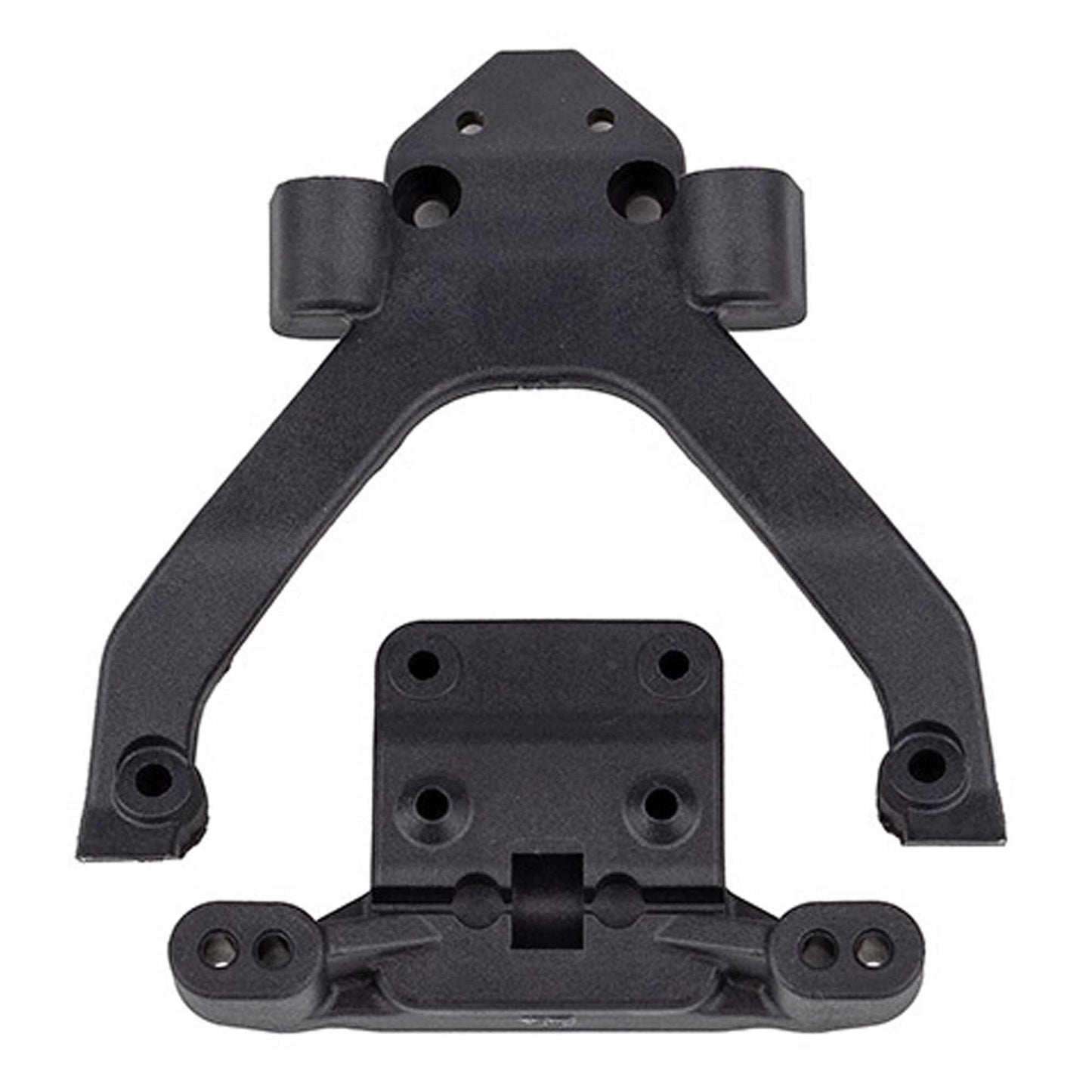 Front Top Plate and Ballstud Mount for RC10B6.4 (ASC71183)