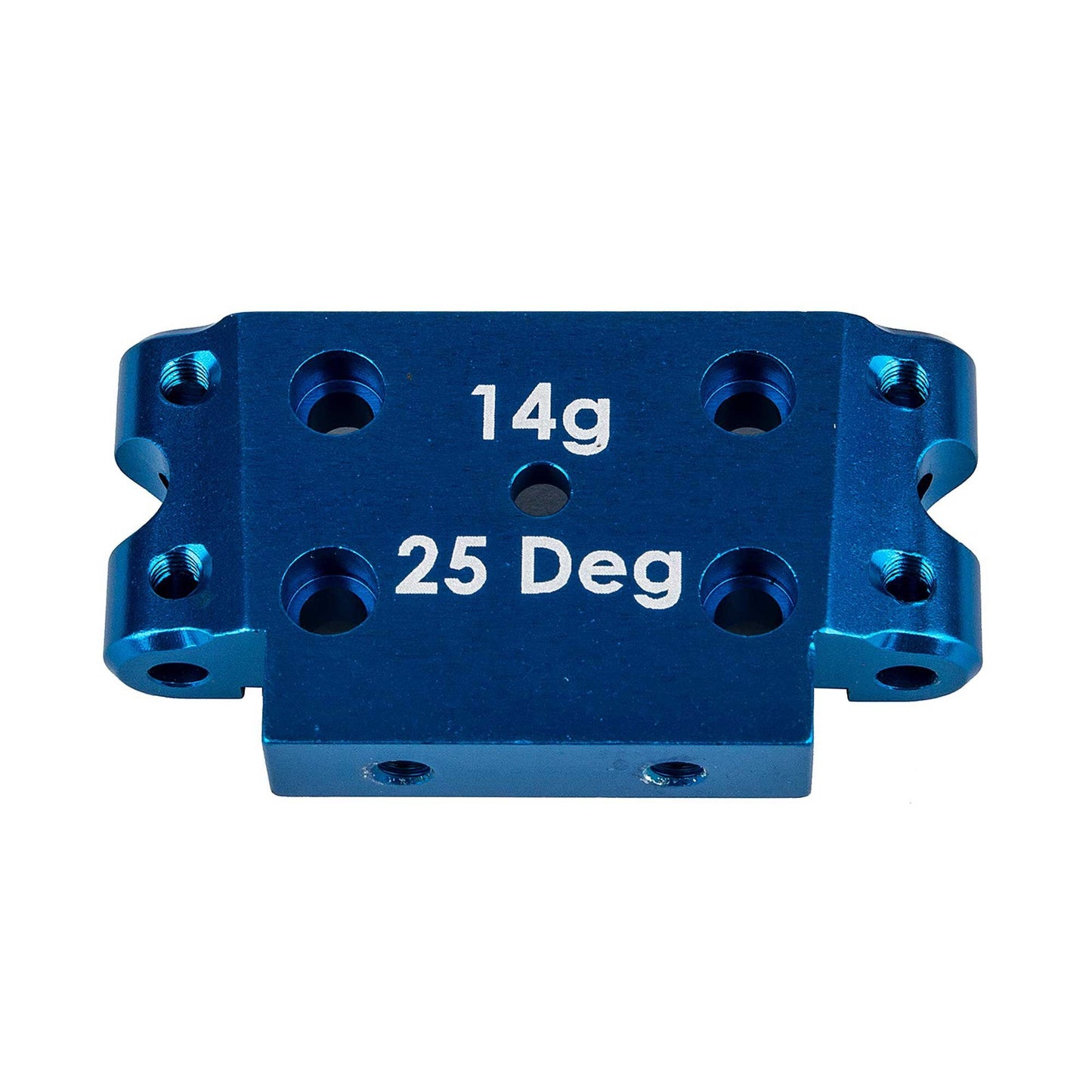 Aluminum Front Bulkhead for DR10 FT (Blue) (ASC72006)