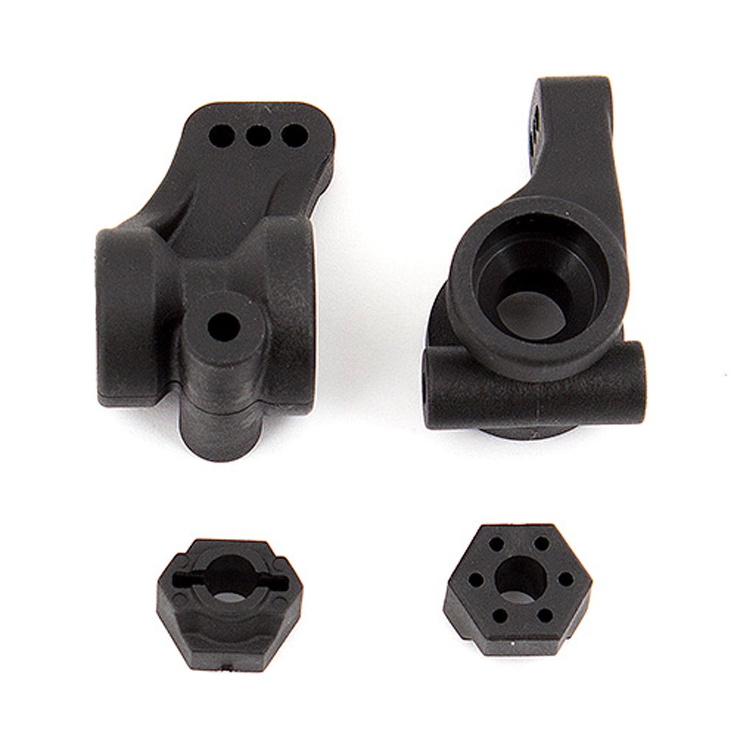 Rear Hubs and Wheel Hexes for ProSC10 Trophy (ASC91418)