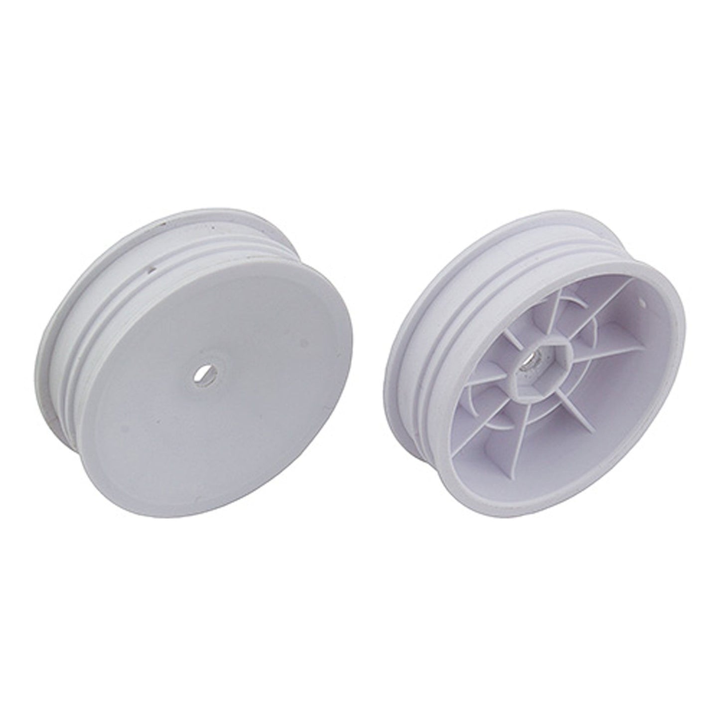 1/10 12mm Hex 2.2 Slim Front Buggy Wheels (White) (ASC91757)