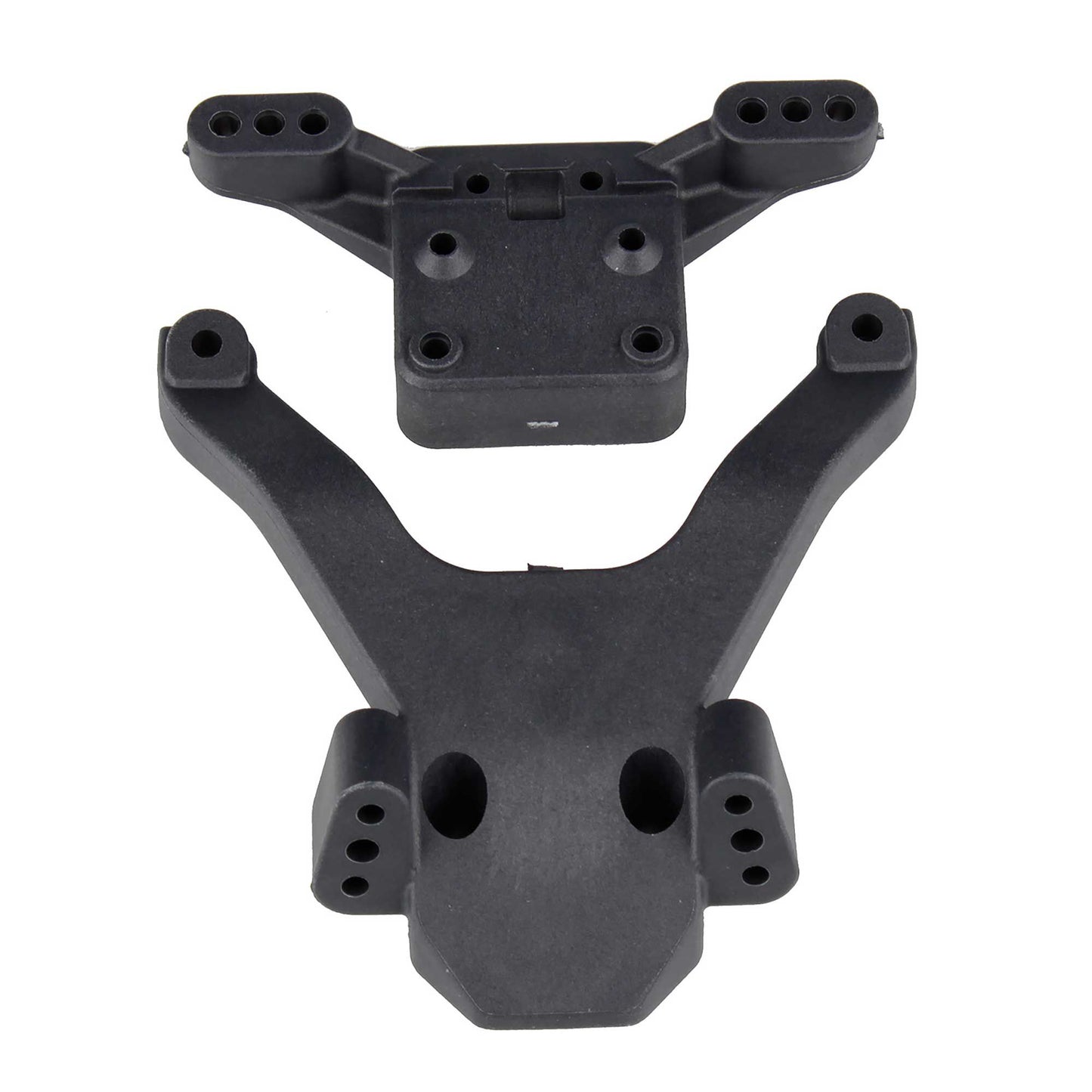 FT Top Plate and Ballstud Mount Carbon for RC10B6 (ASC91875)