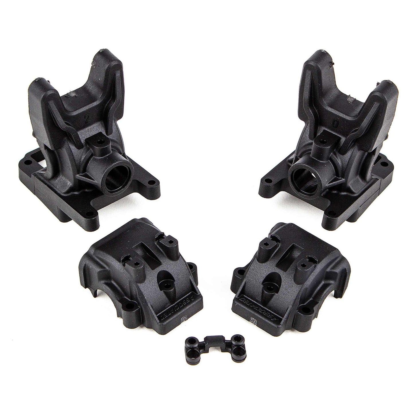 ASC92309 RC10B74.2 Front Gearboxes, 0 and 2 Diff Heights
