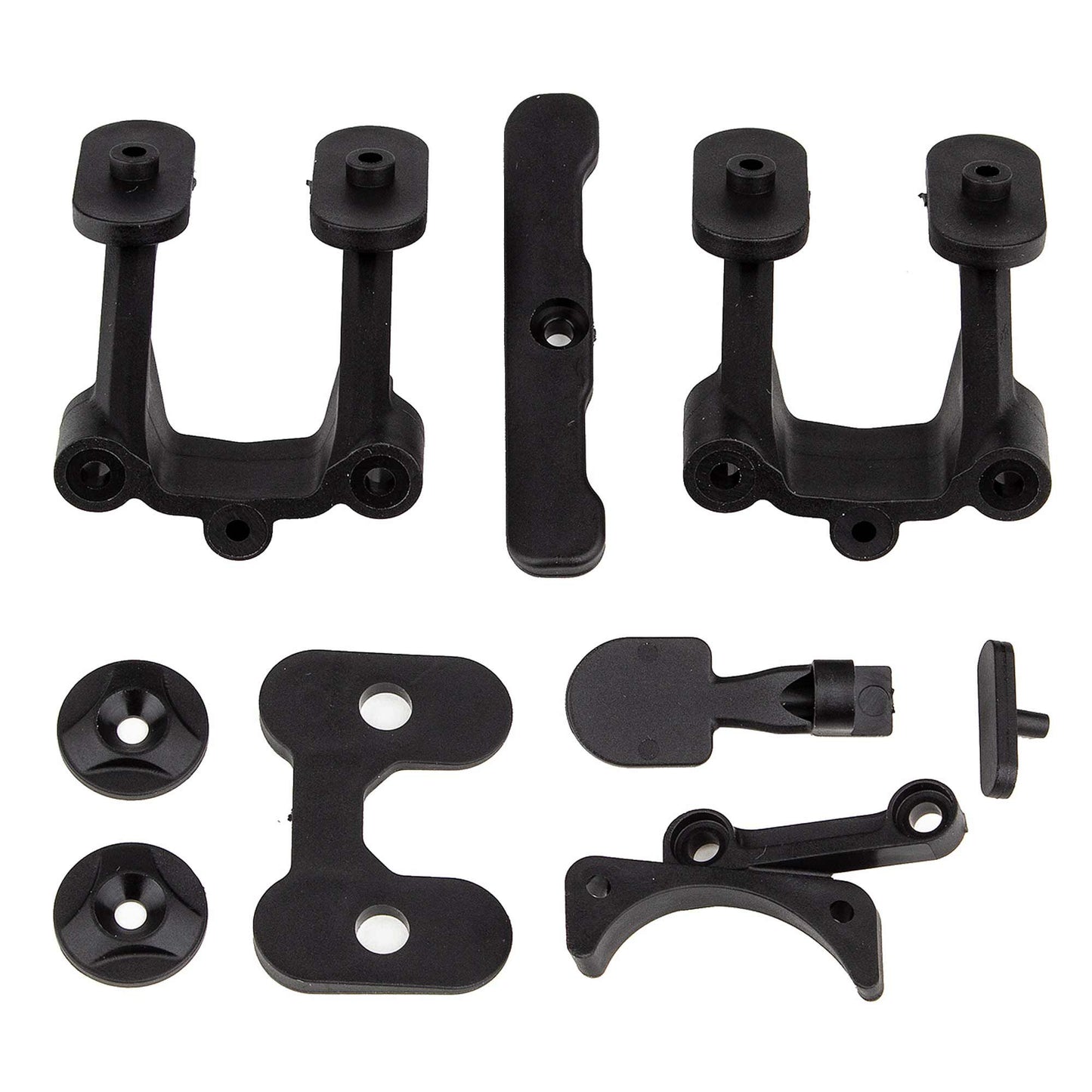 Rear Body with Wing/Fan Mounts/Bumper for RC10B74.2 (ASC92312)