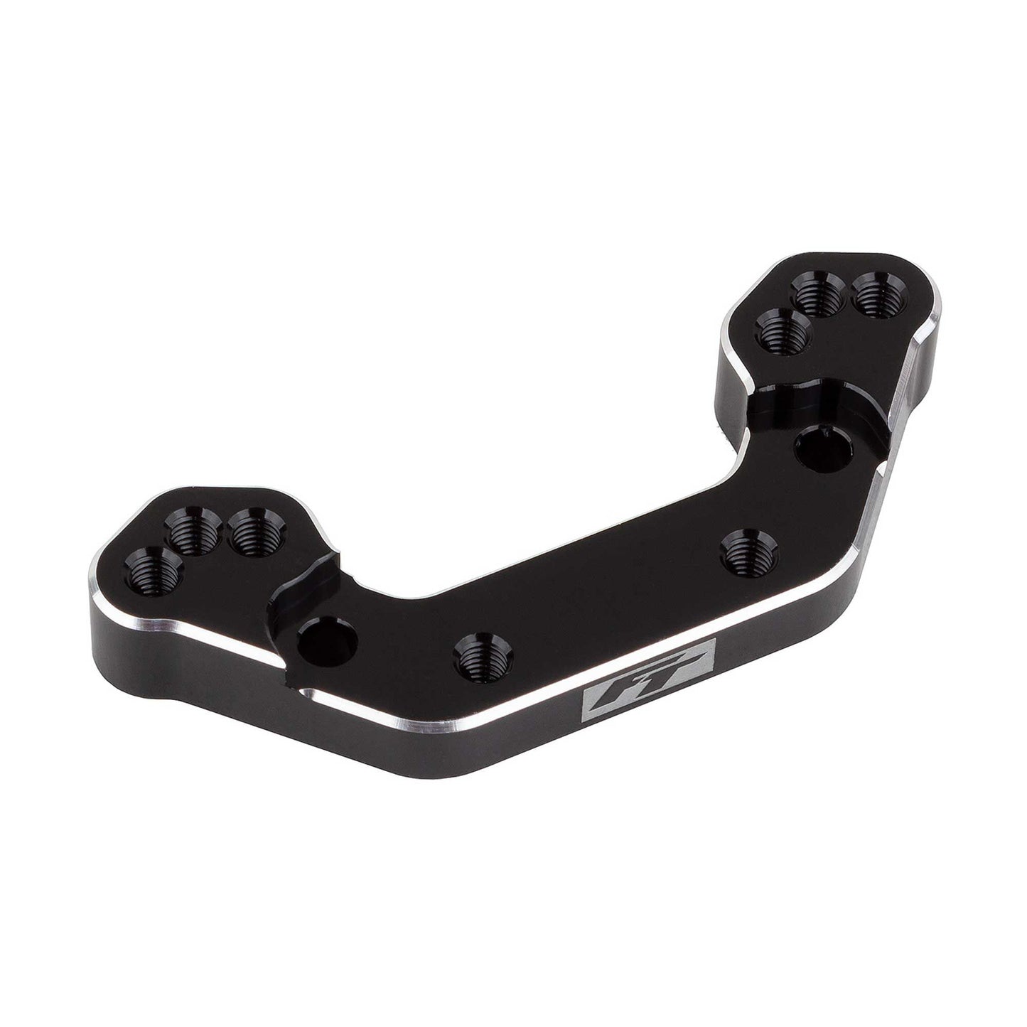 (ASC92478) RC10B7 FT Ballstud Mount, +2mm, black aluminum