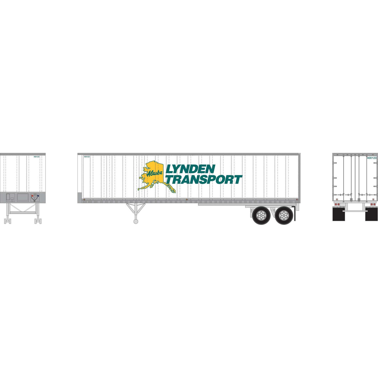 N 40' Fruehauf Trailer Lynden Transport #400123 (ATH-1096)
