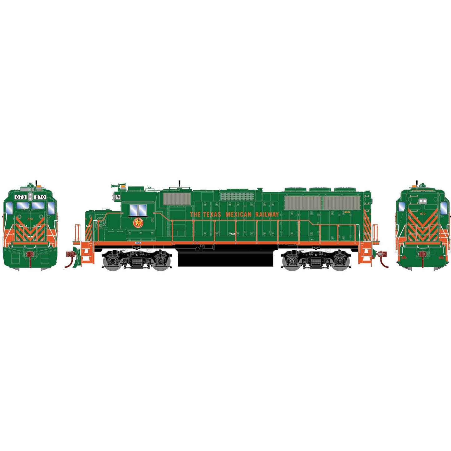 HO EMD GP60 Locomotive Sound-Ready TM #870 (ATH-1121)