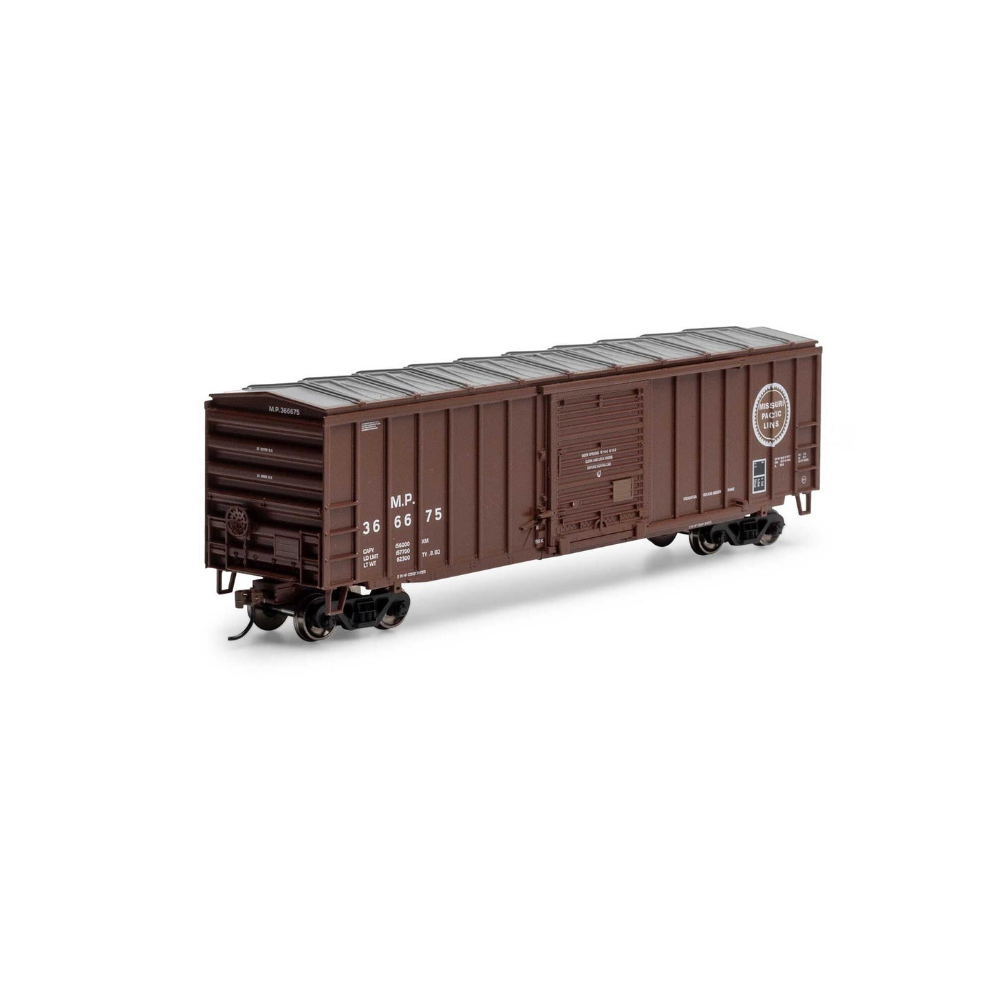 HO 50' ACF Outer Post Box Car Model Kit (ATH-1140)
