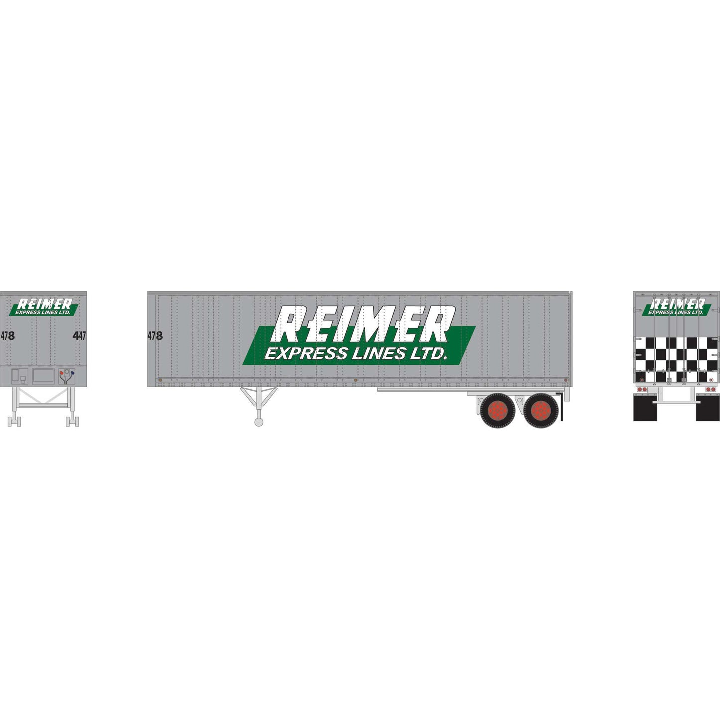 N 40' Fruehauf Trailer Reimer Express Lines Model (ATH-1183)