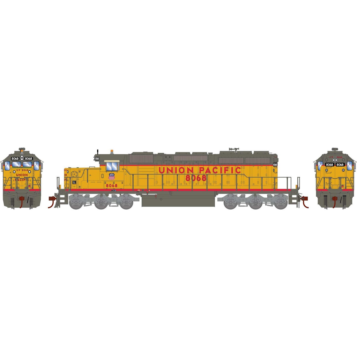 HO EMD SD40-2 Locomotive Union Pacific #8068 (ATH-1225)