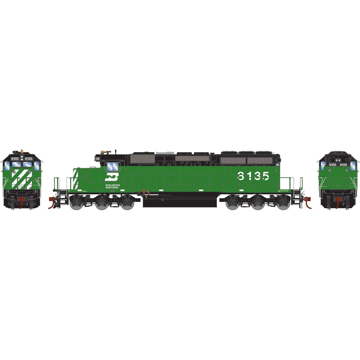 HO EMD SD40-2 Locomotive BN #8135 (ATH-1234)