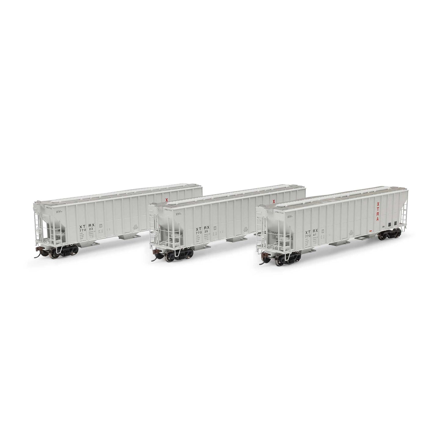 HO FMC 4700 Covered Hopper XTRA #77023 / 77035 / 77041 (ATH-1324)